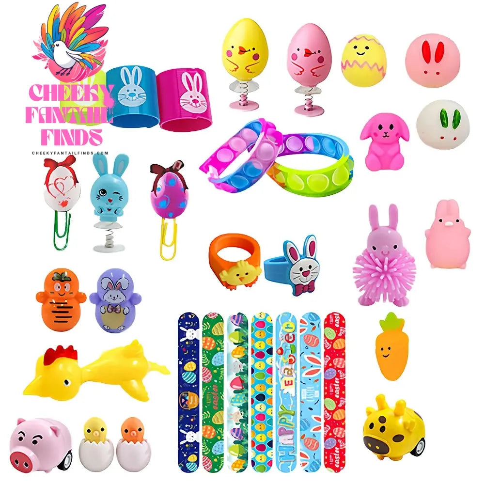 Prefilled Easter Eggs with Stress Relief Toys Easter Basket Stuffers Surprise Easter Eggs for Kids Easter Egg Hunt Game and Part Cheeky Fantail Finds