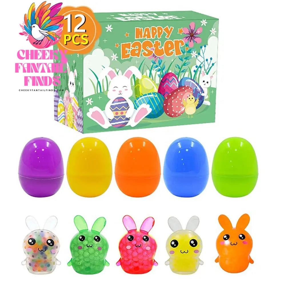 Prefilled Easter Eggs with Stress Relief Toys Easter Basket Stuffers Surprise Easter Eggs for Kids Easter Egg Hunt Game and Part Cheeky Fantail Finds