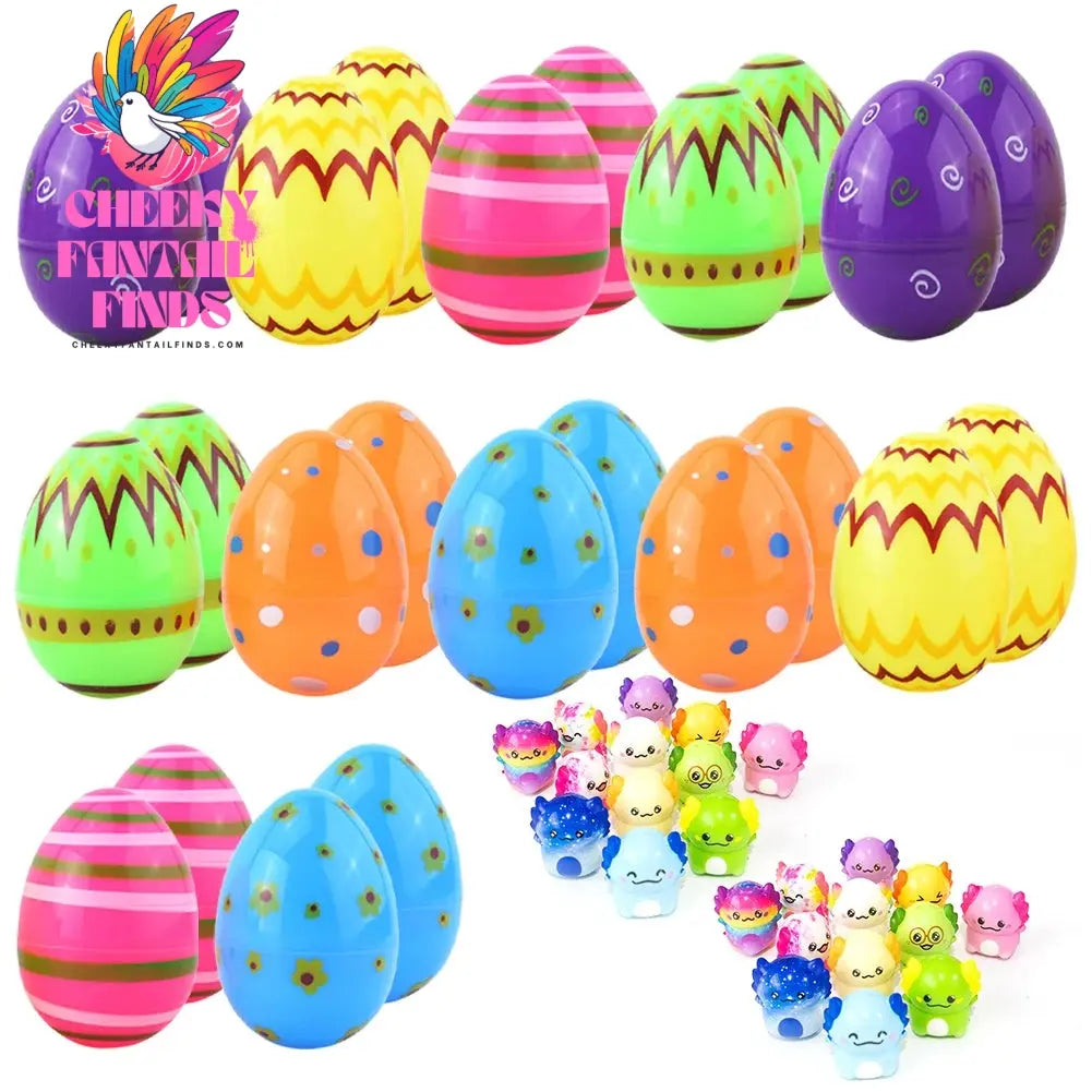 Prefilled Easter Eggs with Stress Relief Toys Easter Basket Stuffers Surprise Easter Eggs for Kids Easter Egg Hunt Game and Part Cheeky Fantail Finds