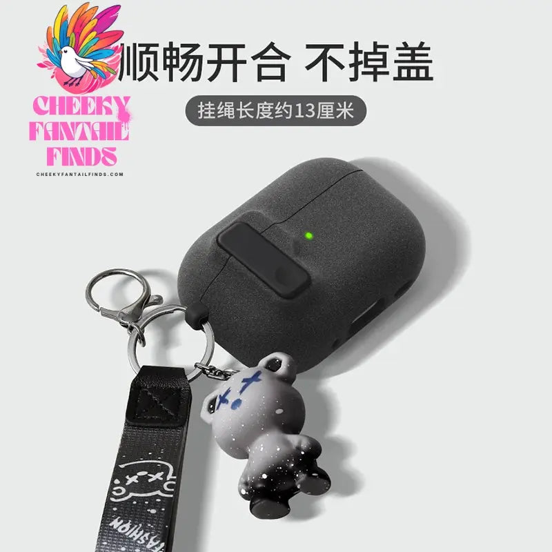 Protective Case For Airpods 4 Cover Luxury Earphone Cover Case For Apple Airpodspro2 3Air Pods Pro Shockproof Sleve With Hook Cheeky Fantail Finds