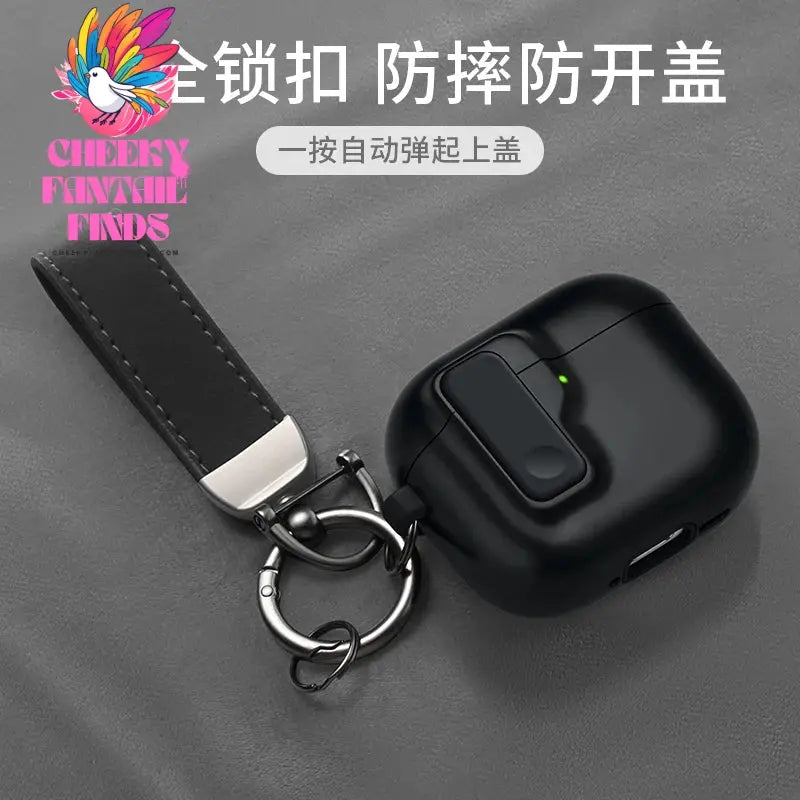 Protective Case For Airpods 4 Cover Luxury Earphone Cover Case For Apple Airpodspro2 3Air Pods Pro Shockproof Sleve With Hook Cheeky Fantail Finds