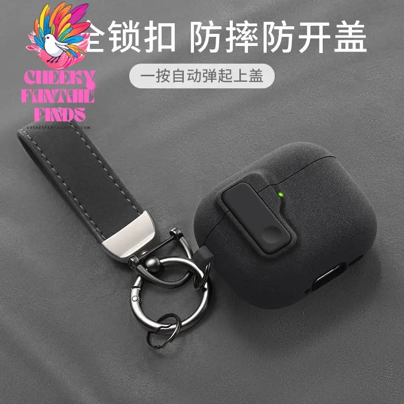 Protective Case For Airpods 4 Cover Luxury Earphone Cover Case For Apple Airpodspro2 3Air Pods Pro Shockproof Sleve With Hook Cheeky Fantail Finds