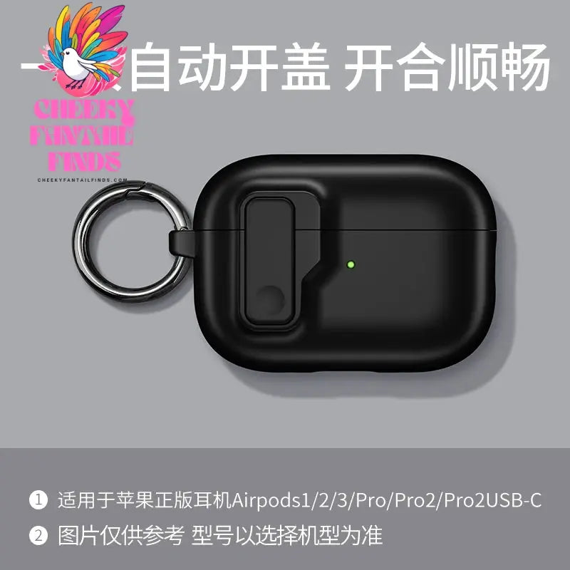 Protective Case For Airpods 4 Cover Luxury Earphone Cover Case For Apple Airpodspro2 3Air Pods Pro Shockproof Sleve With Hook Cheeky Fantail Finds
