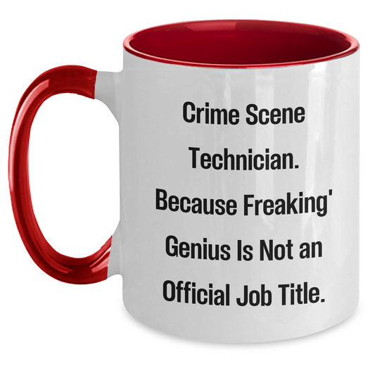 Crime Scene Technician Coffee Mug, Funny Quote, Unique Gifts from Friends for Men, Father's Day Unique Gifts - Main
