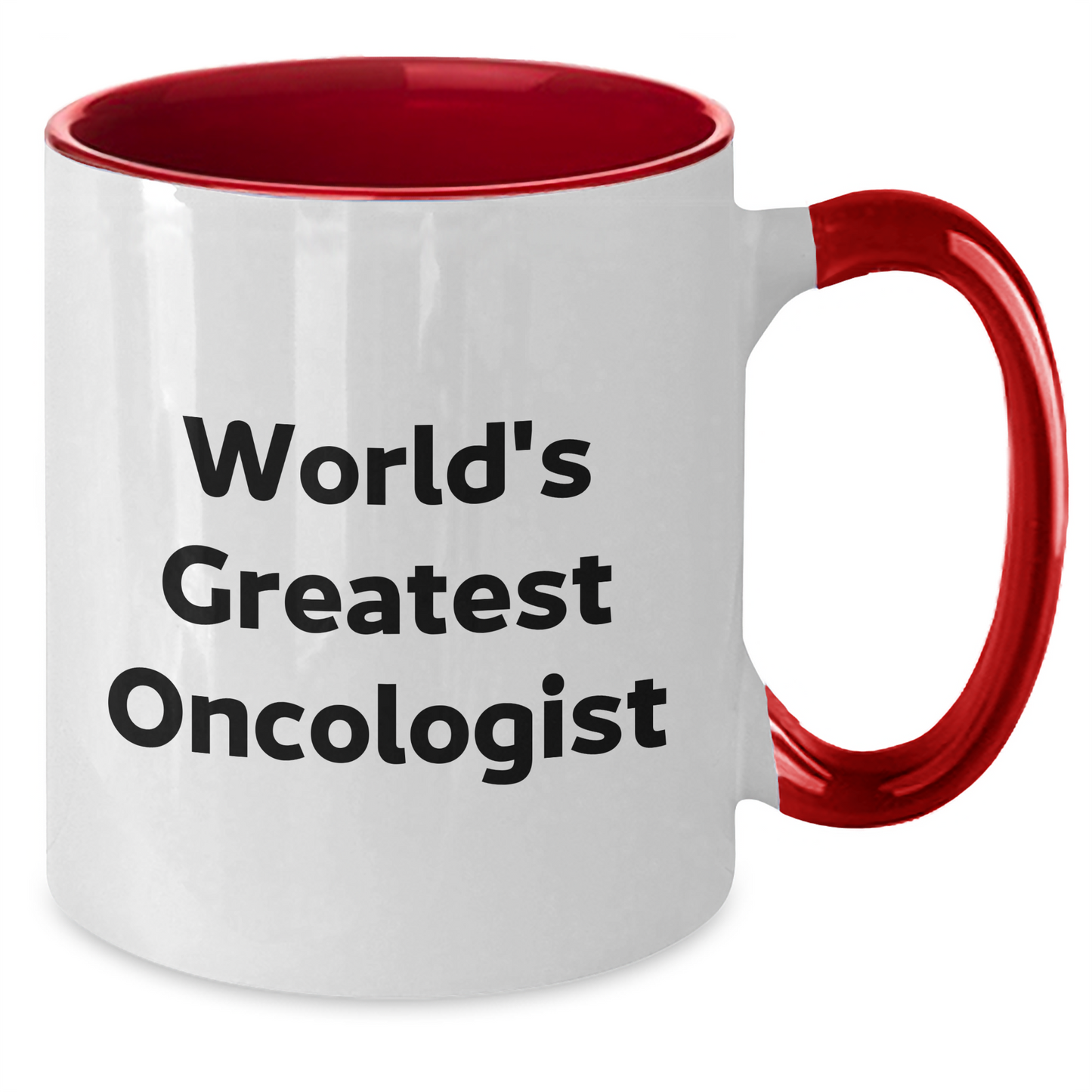 Funny World's Greatest Oncologist Gifts for Oncologist Men from Friends and Family, Two Tone Coffee Mug for Graduation - Additional