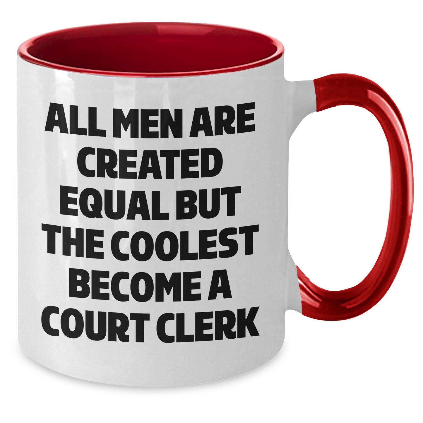 Funny Court Clerk Gifts from Men, Court Clerk Unique Two Tone Coffee Mugs for Court Clerks, Father's Day Unique Gifts for Men - Additional