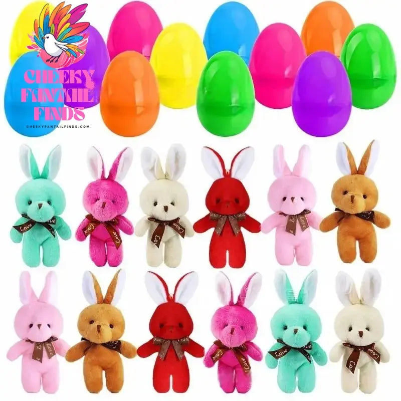 Rabbit Shaped Tabletop Hand and Foot Print Wooden Decorative Keepsake Plaque Is Suitable for Easter 12 Pcs Prefilled Easter Eggs Cheeky Fantail Finds