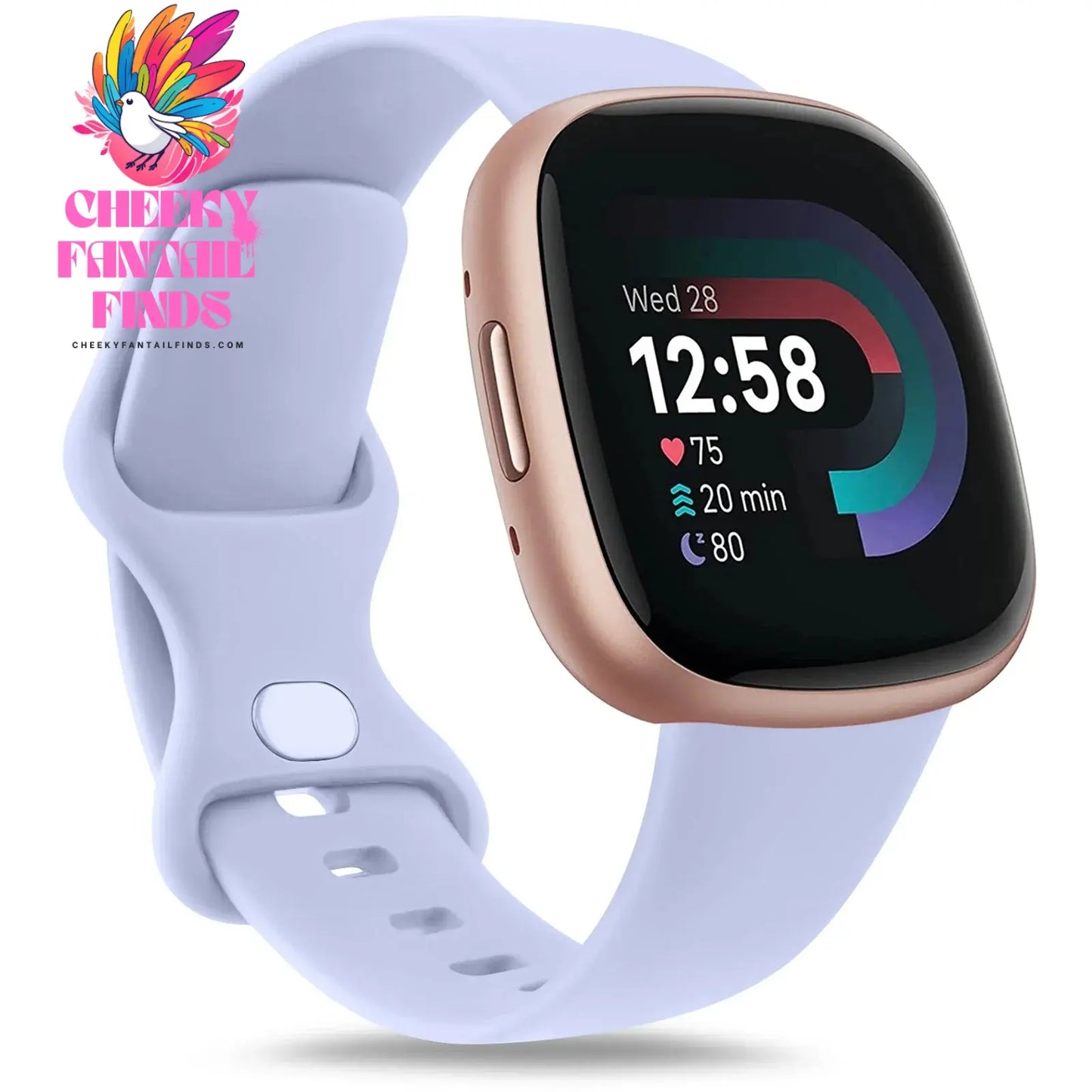 Replacement Watch Strap for Fitbit Versa 3/Versa 4 Band Watchband Bracelet for Fitbit Sense Sense 2 Strap Wristband Accessories Cheeky Fantail Finds
