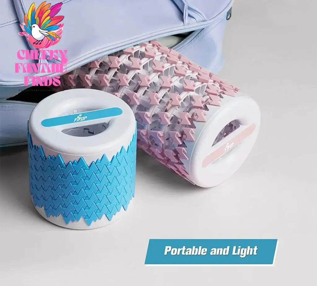 Retractable Yoga Foam Roller Massager Yoga Block Back Roller Fitness for Gym Home Muscle Therapy Pilates Exercise Equipment Cheeky Fantail Finds