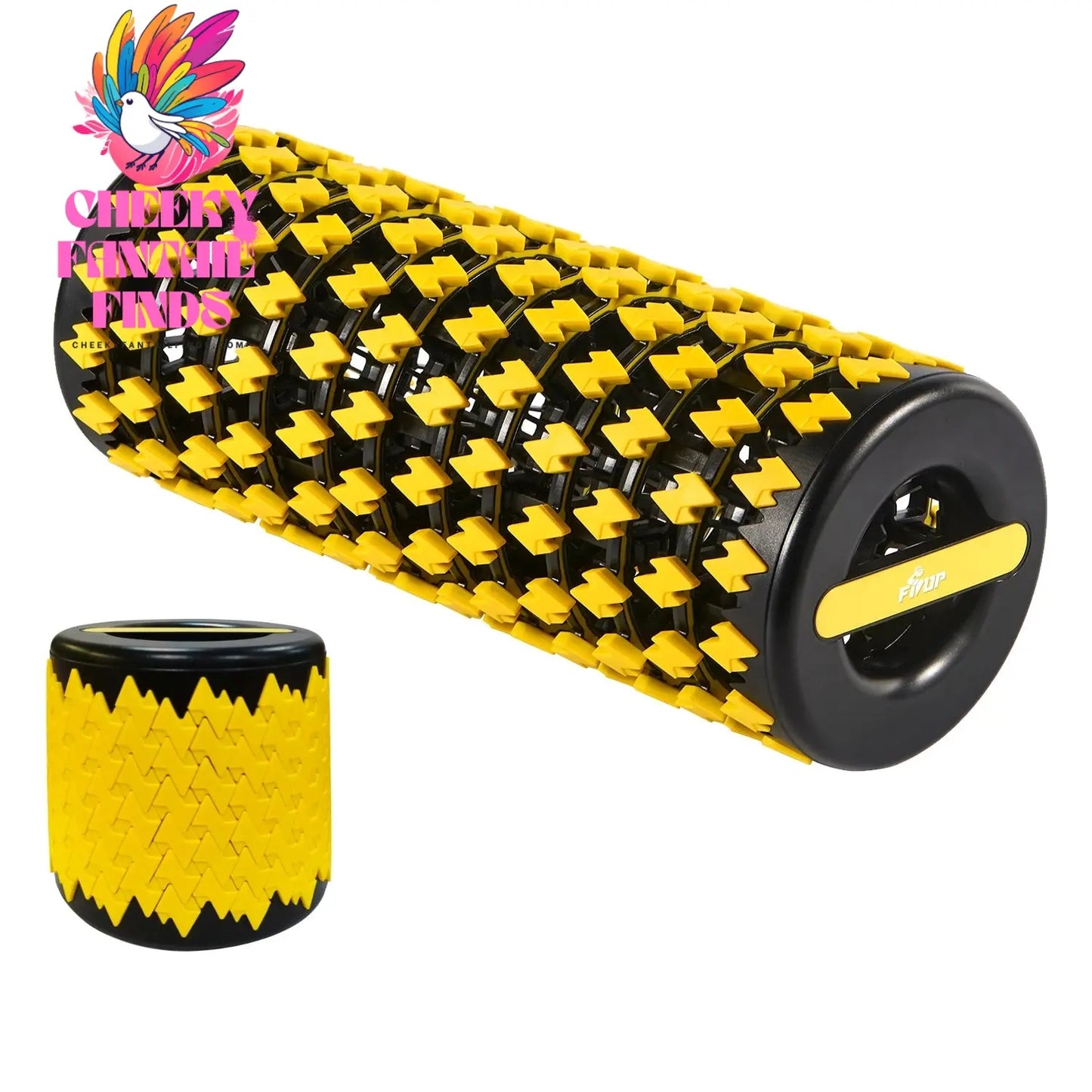 Retractable Yoga Foam Roller Massager Yoga Block Back Roller Fitness for Gym Home Muscle Therapy Pilates Exercise Equipment Cheeky Fantail Finds