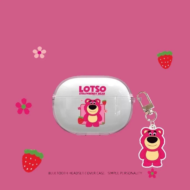 Cute Cartoon Role Earphone Protective Case for Redmi Buds 4 Pro Soft Clear Headphone Protect Cover Redmi Buds4 Pro with Pendant