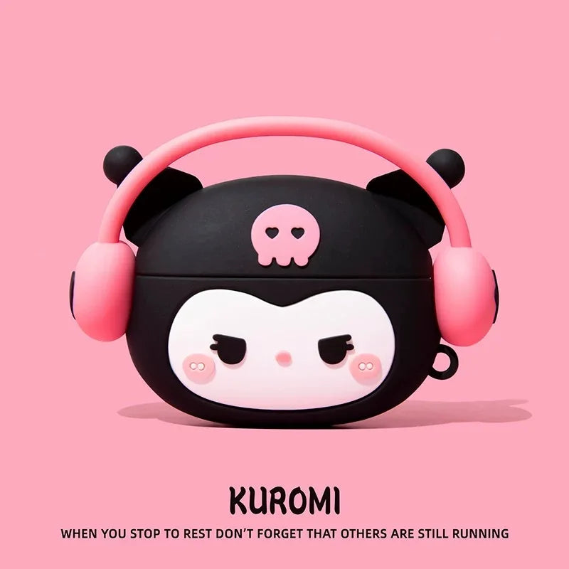 For Redmi Buds6 Pro Protective Case Wireless Earphone Case Xiaomi Redmi Buds 6 Pro TWS 3D Cute Cartoon Silicone Soft Cover