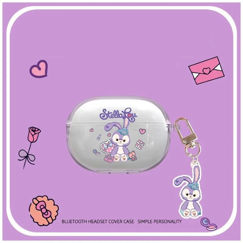 Cute Cartoon Role Earphone Protective Case for Redmi Buds 4 Pro Soft Clear Headphone Protect Cover Redmi Buds4 Pro with Pendant
