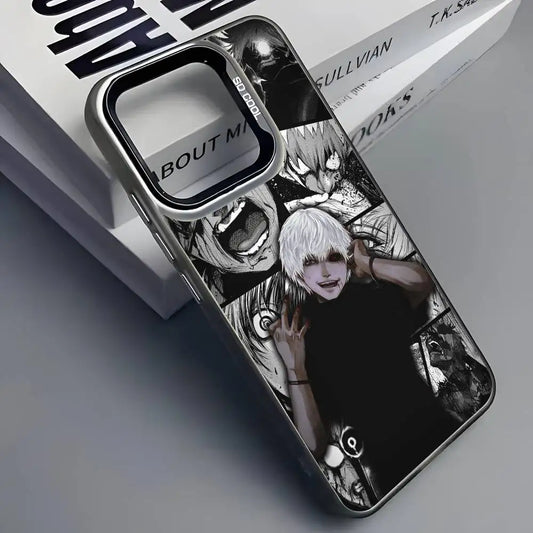 Anime Tokyo C-Choul Phone Case For iPhone 16 15 14 13 12 11 Pro Max Grey Black Phone Covers Matte Laser Metallic Aurora Funda