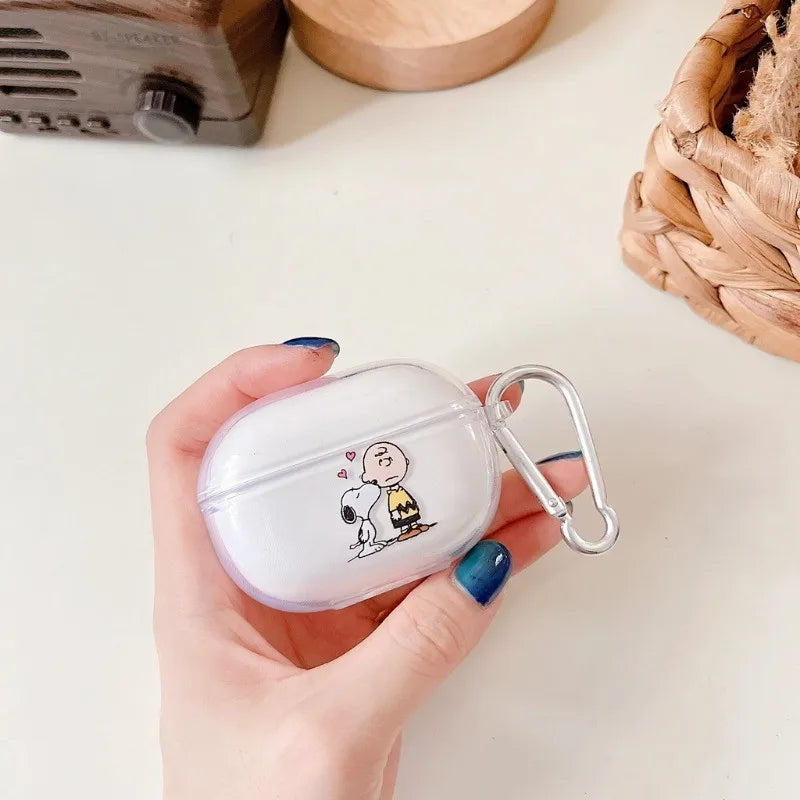 Cute Cartoon Role Earphone Protective Case for Redmi Buds 4 Pro Soft Clear Headphone Protect Cover Redmi Buds4 Pro with Pendant