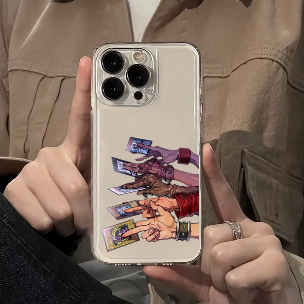 Anime Yu-Gi-Oh! Phone Case FUNDA For IPhone 12 11 13 14 15 16 MINI Max Pro Plus Shockproof Soft Clear Back Cover