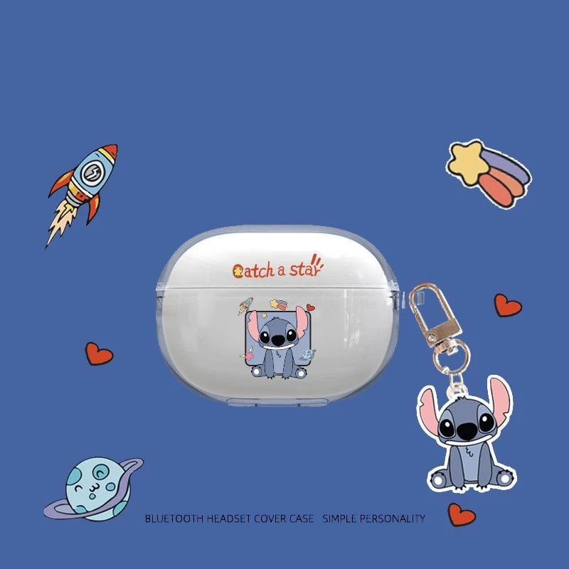 Cute Cartoon Role Earphone Protective Case for Redmi Buds 4 Pro Soft Clear Headphone Protect Cover Redmi Buds4 Pro with Pendant