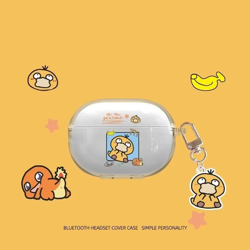Cute Cartoon Role Earphone Protective Case for Redmi Buds 4 Pro Soft Clear Headphone Protect Cover Redmi Buds4 Pro with Pendant