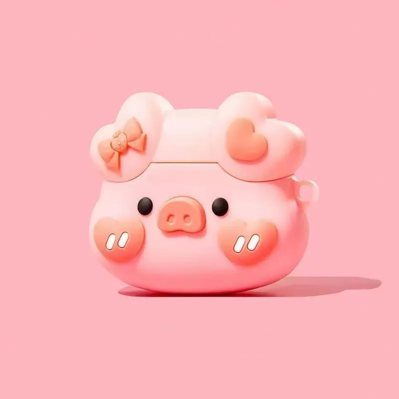 3D Headphone Case for Samsung Galaxy Buds 3 Protective Case For Galaxy Buds 3 Pro Cute Creative Cartoon Silicone Cover with Hook
