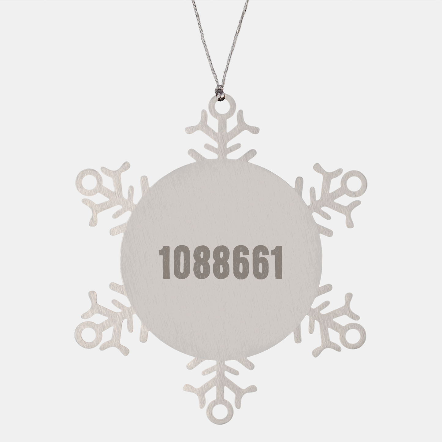 Crane Operator Gifts for Women, Snowflake Ornament, 'Crane Operator By Day. Ninja By Night.' Funny Quote, Christmas Unique Gifts from Friends, Family, or Coworkers - Image 1