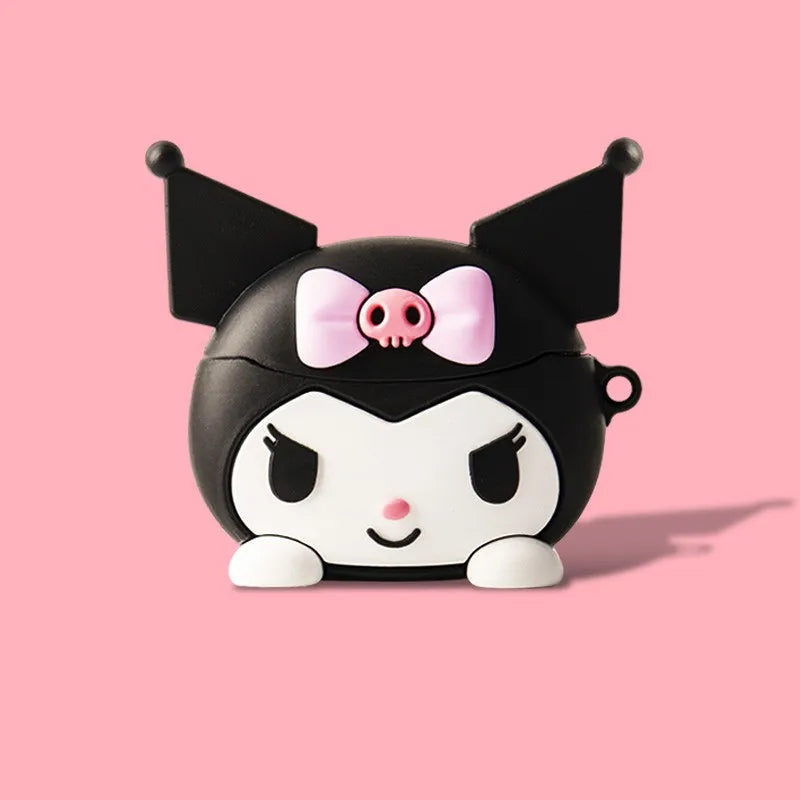 3D Headphone Case for Samsung Galaxy Buds 3 Protective Case For Galaxy Buds 3 Pro Cute Creative Cartoon Silicone Cover with Hook