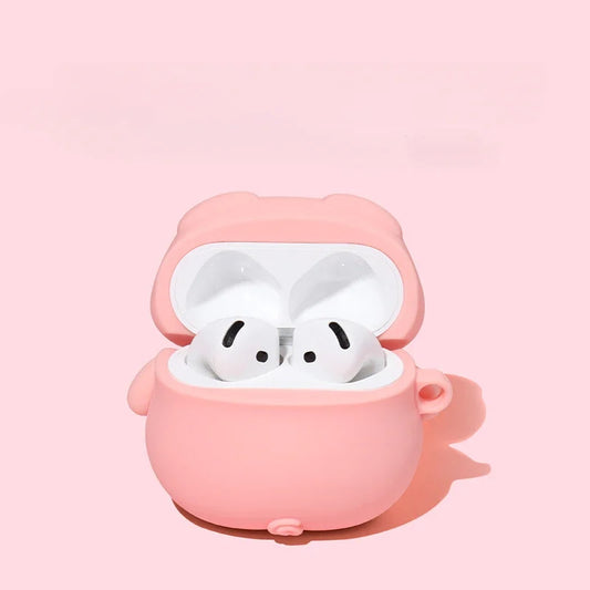 3D Pig Cover for AirPods 4 Case Cartoon Cute Earphone Case for AirPods Pro 2 1 2 3 Charging Cover Piggy Soft Case