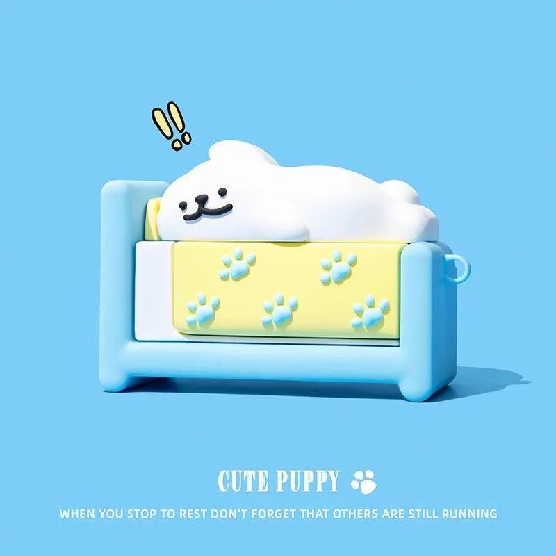 Cute line dog AirPods3 generation Bluetooth earphone case suitable for Apple AirPodsPro2 protective case 2 generation