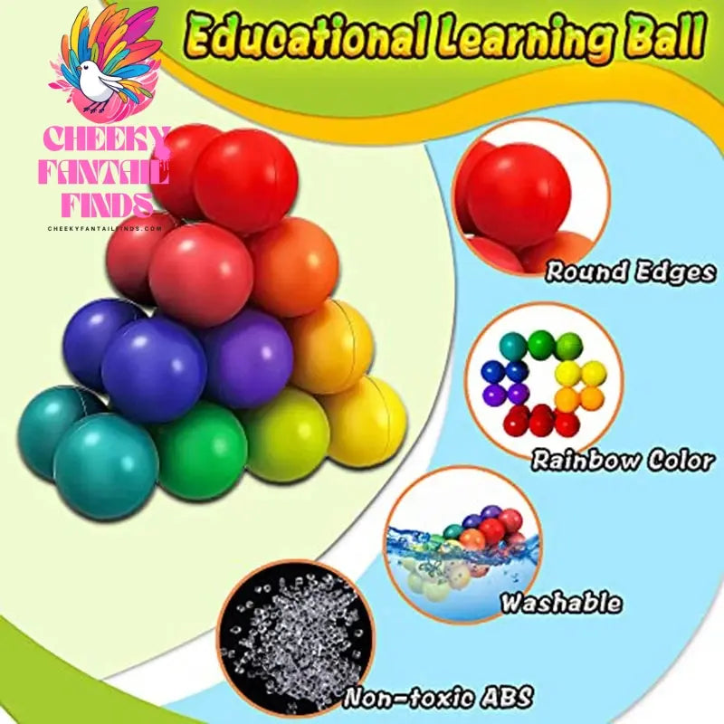 Sensory Fidget Toys DIY 3D Rotating Educational Balls Stress Anxiety Relief ADHD Cool Desk Toy Calm Down Travel Airplane Toys Cheeky Fantail Finds
