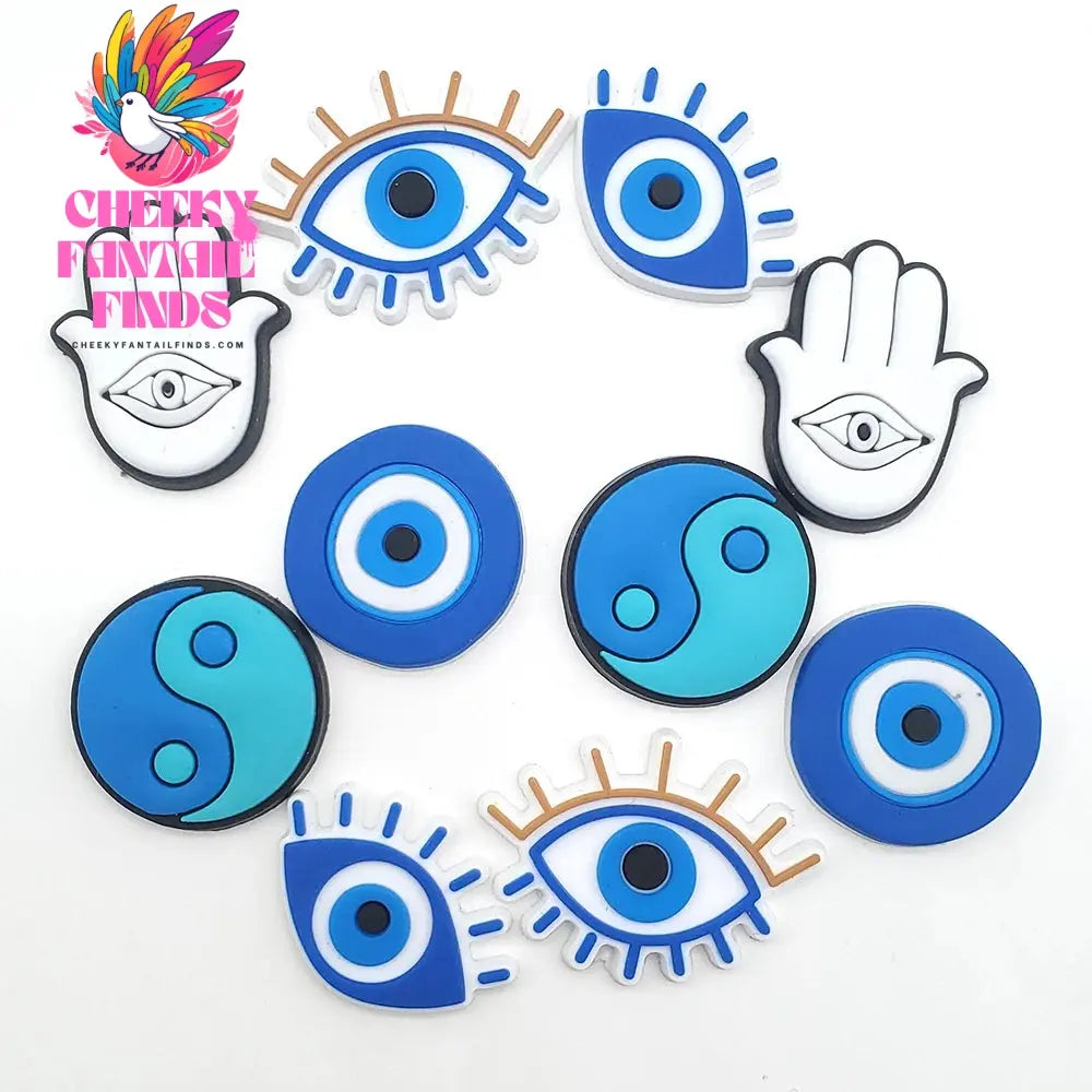 Set Series Shoes Charms PVC Cartoon Mickey Stitch Shoe Accessories Sandals Decoration Buckle Kids Friends Gifts Cheeky Fantail Finds