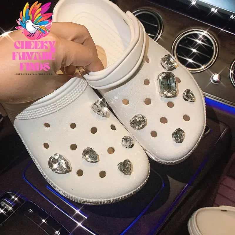 Shoe Charms DIY Garden Shoes Decoration Set Accessories Buckle for Hole Shoe Charm Accessories Kids Party Girls Gift Cheeky Fantail Finds