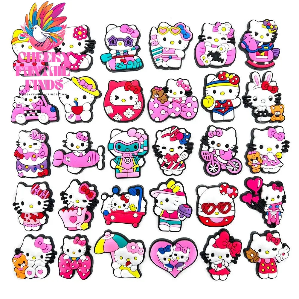 Shoe Charms Hello kitty My Melody Set Shoe Charms for Clogs Shoe Accessories Cheeky Fantail Finds