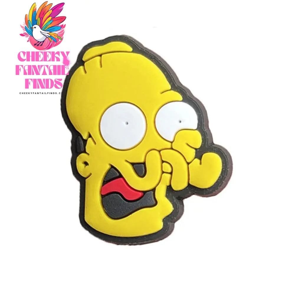 Single Sale 1pcs Cartoon Funny Shoe Charms PVC Accessories DIY Shoe Decoration For Clog Sandal Kids X-mas Gifts - Cheeky Fantail Finds