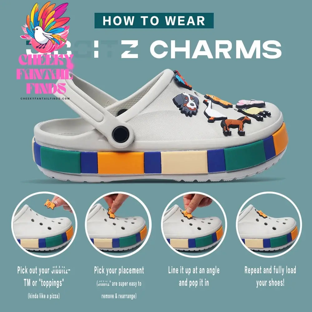 Single Sale 1pcs PVC Cartoon Shoe Charm Boy Girl Horse Man Shoe Accessories Clog Decorations for Kids Party X-mas Gift Cheeky Fantail Finds
