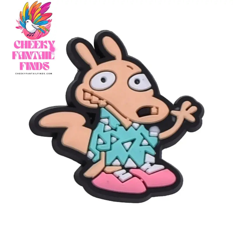 Single Sale 1pcs PVC Cartoon Shoe Charm Boy Girl Horse Man Shoe Accessories Clog Decorations for Kids Party X-mas Gift Cheeky Fantail Finds