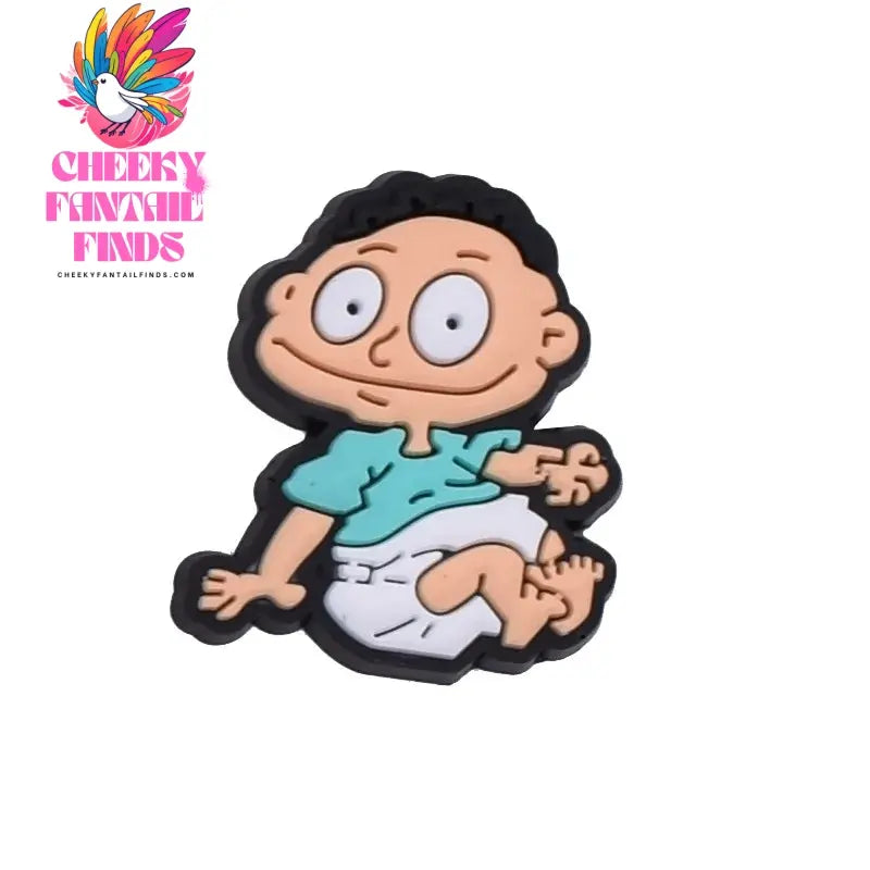 Single Sale 1pcs PVC Cartoon Shoe Charm Boy Girl Horse Man Shoe Accessories Clog Decorations for Kids Party X-mas Gift Cheeky Fantail Finds
