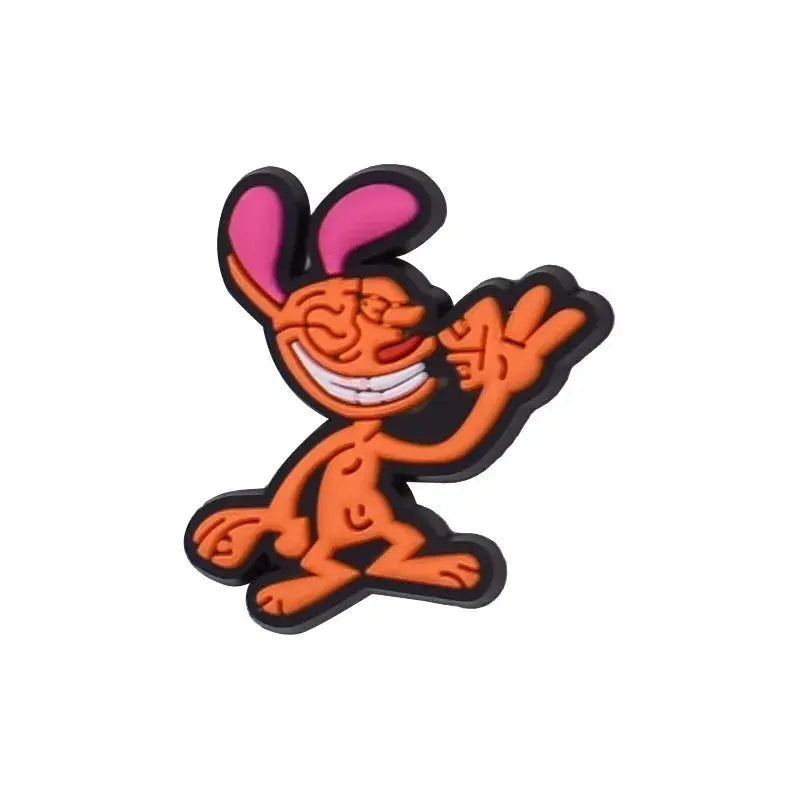 Single Sale 1pcs PVC Cartoon Shoe Charm Boy Girl Horse Man Shoe Accessories Clog Decorations for Kids Party X-mas Gift Cheeky Fantail Finds