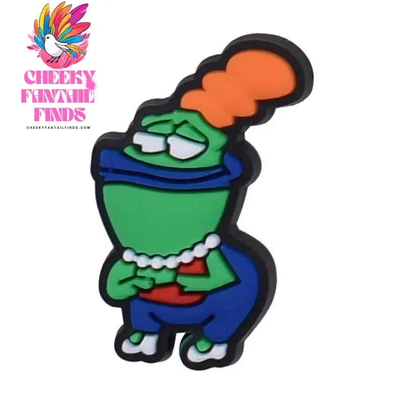 Single Sale 1pcs PVC Cartoon Shoe Charm Boy Girl Horse Man Shoe Accessories Clog Decorations for Kids Party X-mas Gift Cheeky Fantail Finds