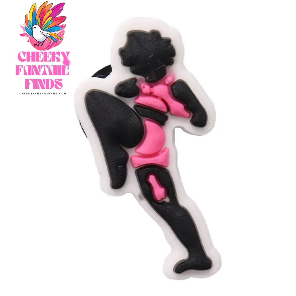 Single Sale 1pcs PVC Shoe Charms Black Girl Magic BLM Queen Hand Melanin Poppin Buckle Clog Decorations for Bands Xmas Gifts Cheeky Fantail Finds
