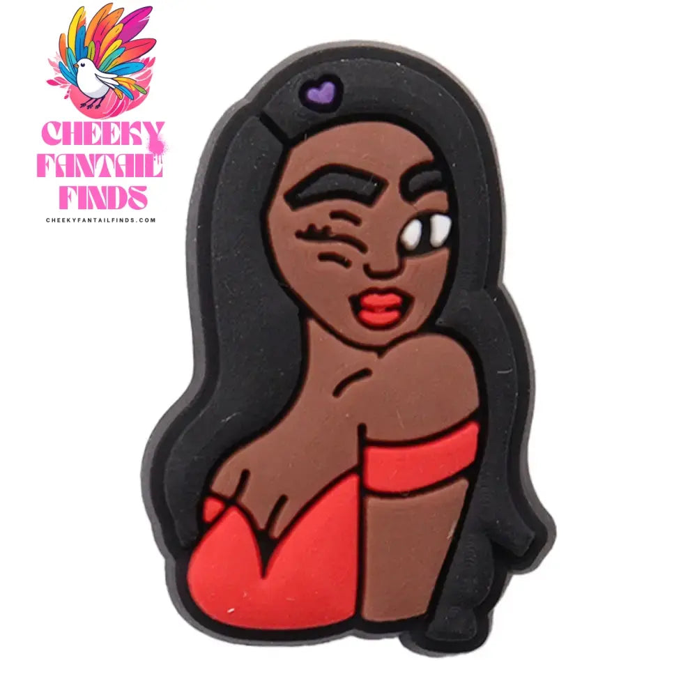 Single Sale 1pcs PVC Shoe Charms Black Girl Magic BLM Queen Hand Melanin Poppin Buckle Clog Decorations for Bands Xmas Gifts Cheeky Fantail Finds