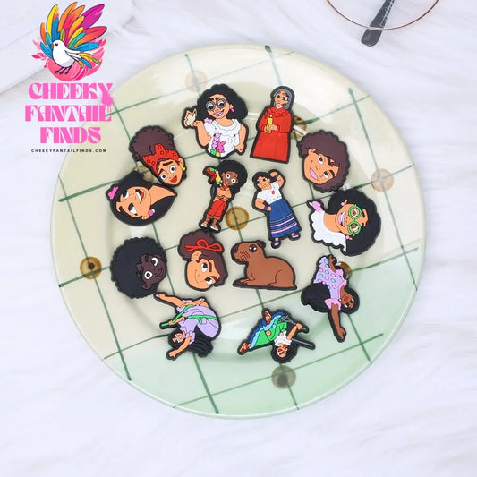 Single Sale 1pcs Popular Animated Movie Shoe Charms Accessories Decorations PVC Jibz Buckle for Kids Party Xmas Gifts Cheeky Fantail Finds