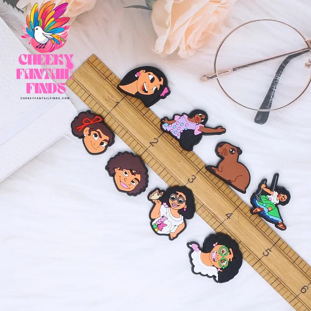 Single Sale 1pcs Popular Animated Movie Shoe Charms Accessories Decorations PVC Jibz Buckle for Kids Party Xmas Gifts Cheeky Fantail Finds