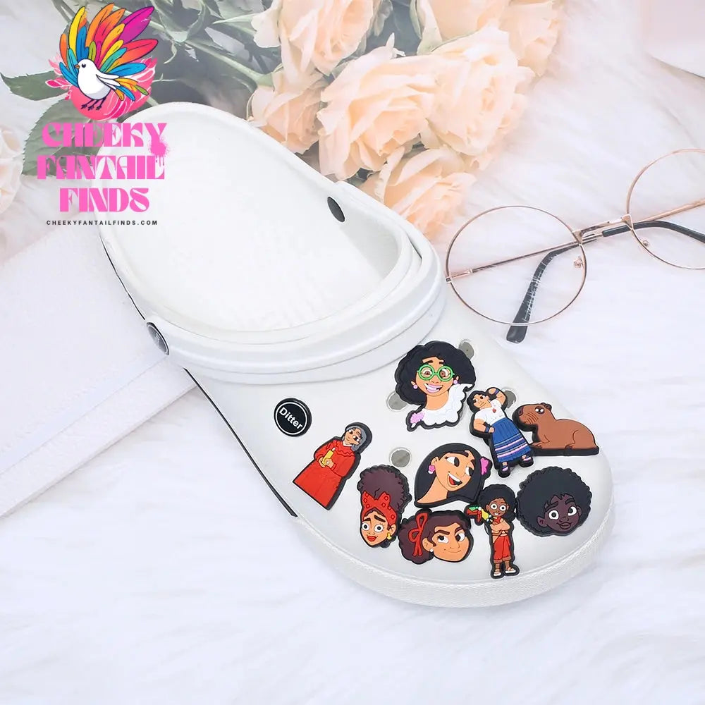 Single Sale 1pcs Popular Animated Movie Shoe Charms Accessories Decorations PVC Jibz Buckle for Kids Party Xmas Gifts Cheeky Fantail Finds