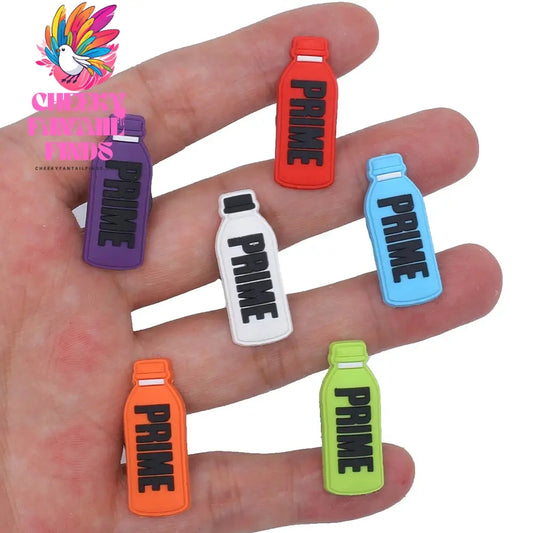 Single sale Prime Various Beverage PVC shoe Charms Accessories Decoration Buckles Classic Clog Fit Bands Bracelets Cheeky Fantail Finds