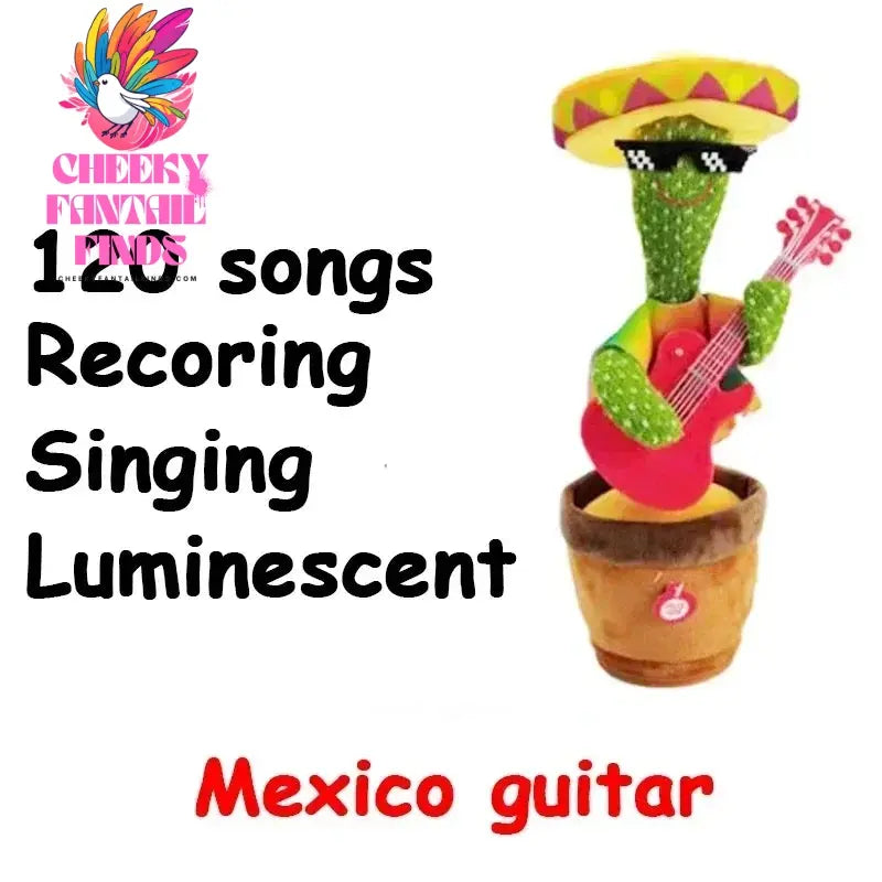 Smart Electronic Plush Toy for Baby Singing Dancing Talking and Sound Recording Cactus Toys for Kids Xmas Gifts for Children Cheeky Fantail Finds