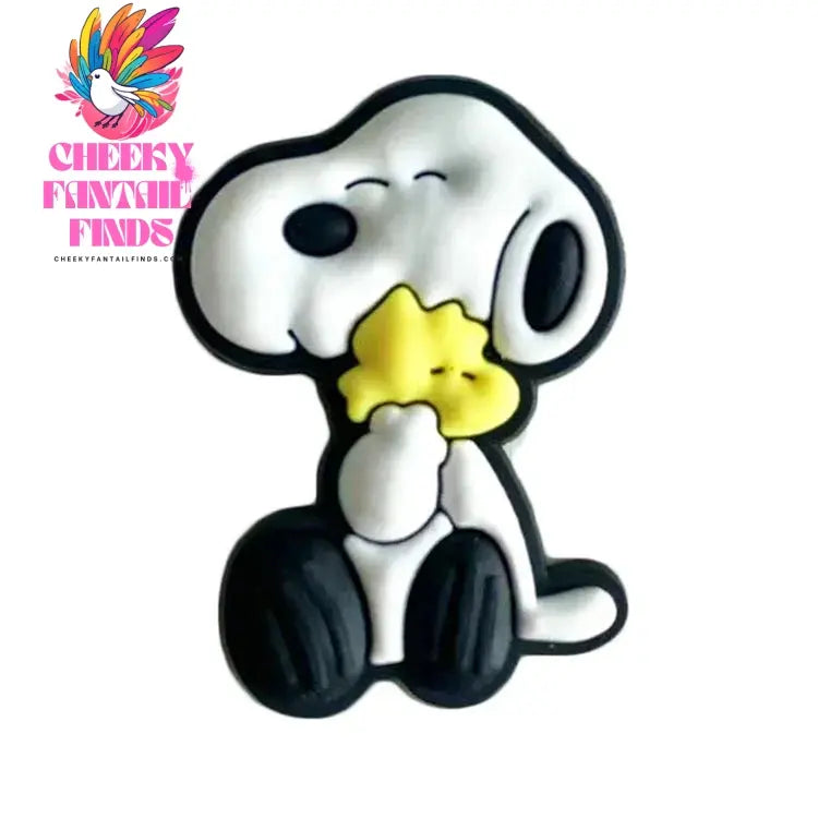 Snoopy Shoe Charms Cartoon Clogs Sandals PVC Shoe Decorations Accessories Buckle Kids Christmas Birthday Gifts - Cheeky Fantail Finds
