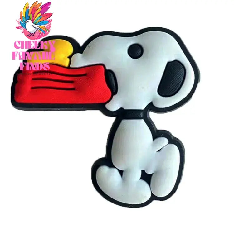 Snoopy Shoe Charms Cartoon Clogs Sandals PVC Shoe Decorations Accessories Buckle Kids Christmas Birthday Gifts - Cheeky Fantail Finds