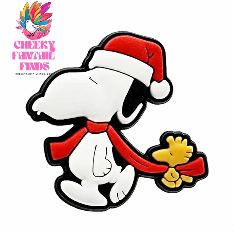 Snoopy Shoe Charms Cartoon Clogs Sandals PVC Shoe Decorations Accessories Buckle Kids Christmas Birthday Gifts - Cheeky Fantail Finds