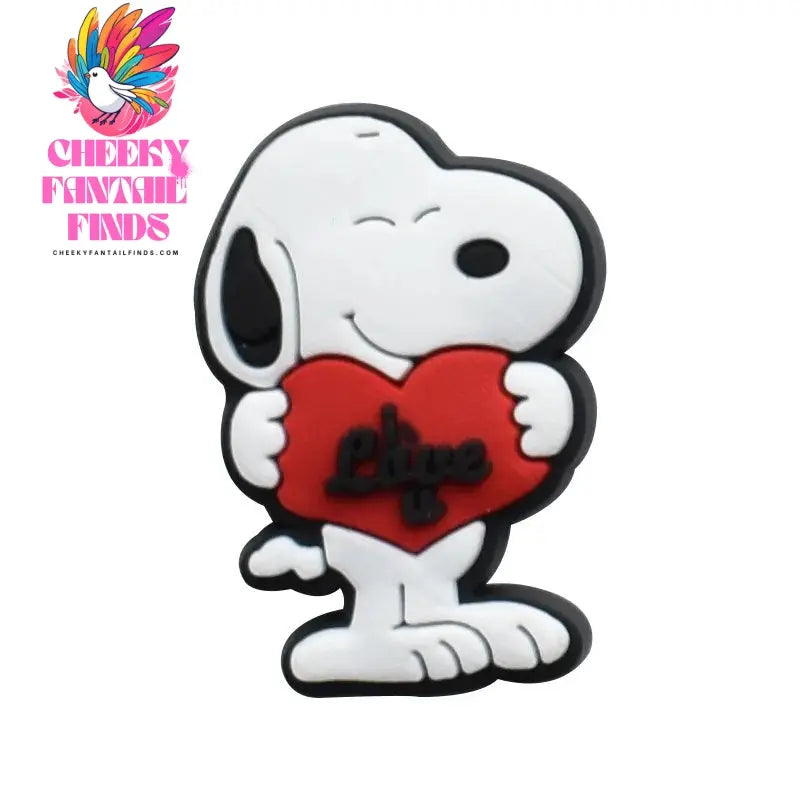 Snoopy Shoe Charms Cartoon Clogs Sandals PVC Shoe Decorations Accessories Buckle Kids Christmas Birthday Gifts - Cheeky Fantail Finds