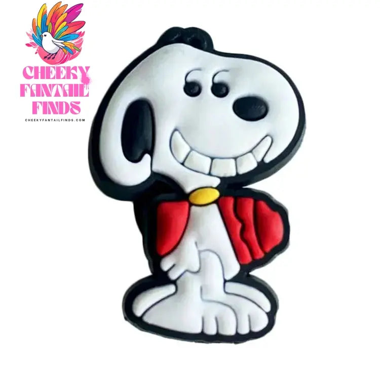 Snoopy Shoe Charms Cartoon Clogs Sandals PVC Shoe Decorations Accessories Buckle Kids Christmas Birthday Gifts - Cheeky Fantail Finds