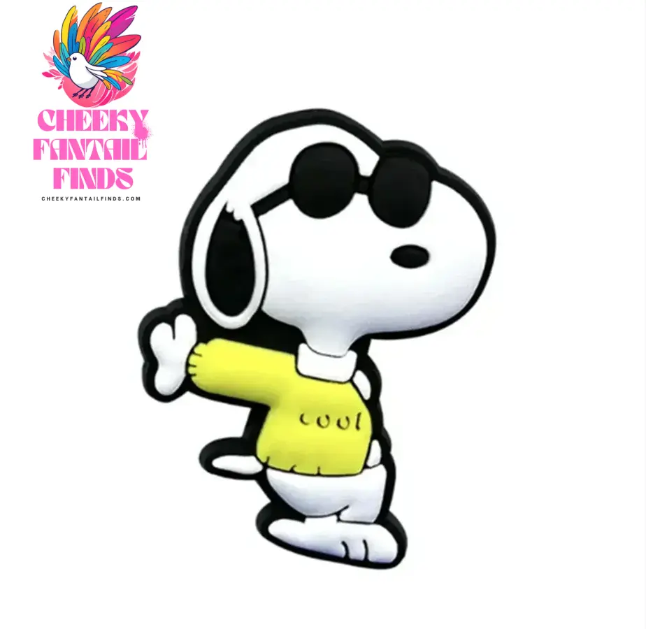Snoopy Shoe Charms Cartoon Clogs Sandals PVC Shoe Decorations Accessories Buckle Kids Christmas Birthday Gifts - Cheeky Fantail Finds